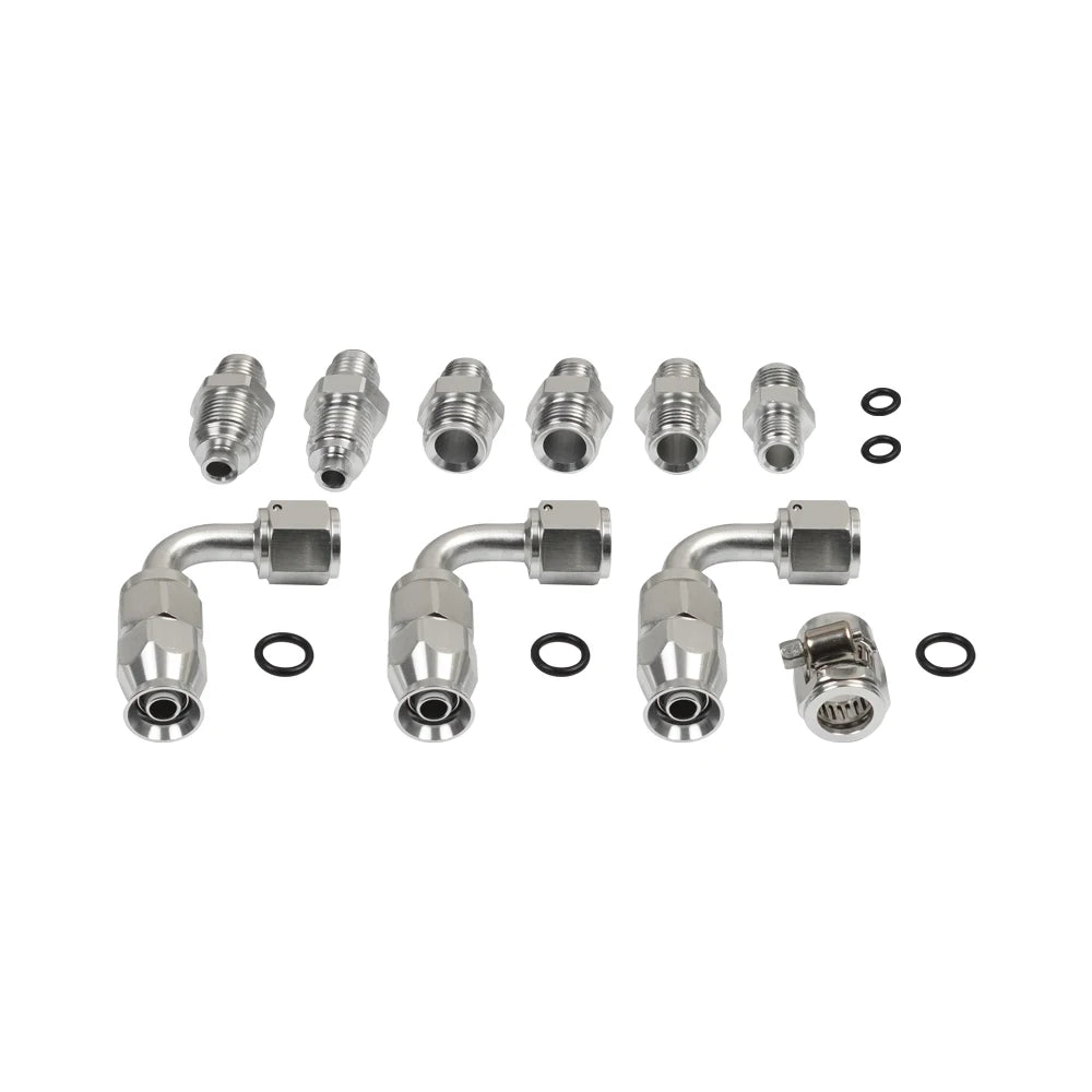 6AN Power Steering Hose Kit Fit for Chevy C10 LS Swap Connects GM Type 2 Tuck's Performance