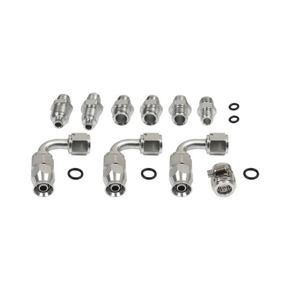 6AN Power Steering Hose Kit Fit for Chevy C10 LS Swap Connects GM Type 2 Tuck's Performance