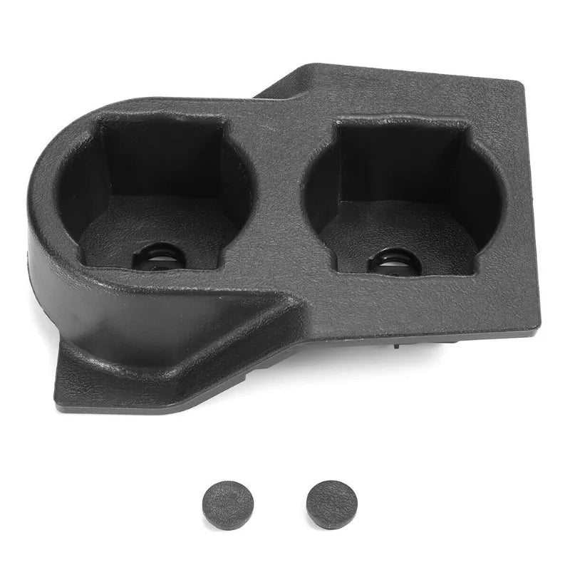 Black Car Center Console Water Cup Holder for Nissan GQ Patrol Y60 1989-1998 | Front Console Dual Cup Holder, Plastic Material Tuck's Performance