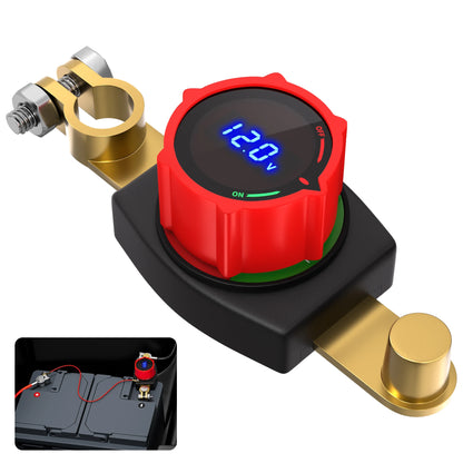 12V / 24V Battery Disconnect Switch Master Isolator Kill Switch for Car RV Boat Tuck's Performance