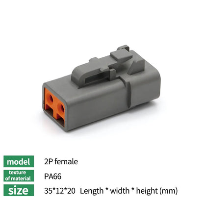 10/50/100 Sets Deutsch DTM/DT/DTP/DTF Automobile Connector Plug&Socket Male&Female Terminal DTM04-2/3/4/6/8/12 DTM06-2/3/4/6/8S Tuck's Performance