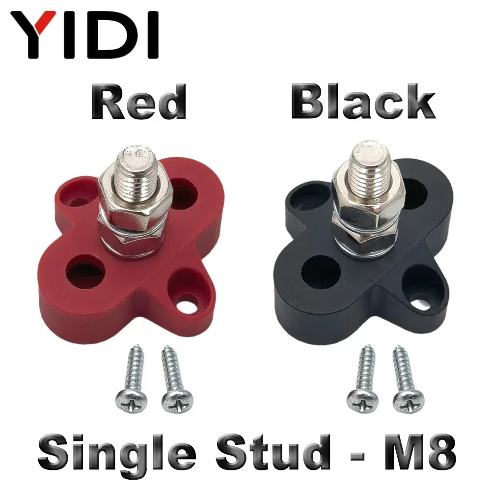 Universal Heavy Duty Battery Bus Bar Stud Pair – 12V–48V Power Distribution (M6 / M8 / M10) Tuck's Performance