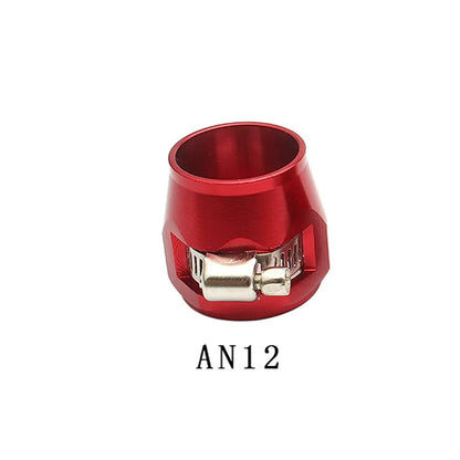 Fuel Line Hose Finisher AN4/AN6/AN8/AN10/AN12 Clamp Finisher Aluminum Car Modification Accessories Tuck's Performance