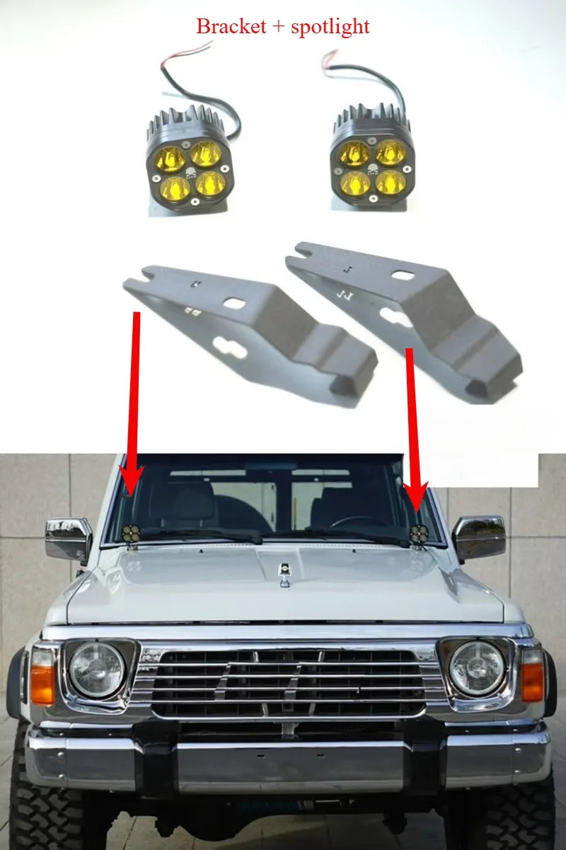 Nissan Patrol GQ spotlight mounting bracket
