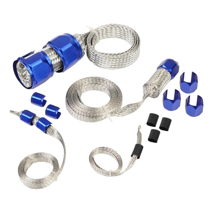 Universal Stainless Steel Braided Hose Kit Oil/Fuel/Vacuum/Radiator/Heater Engine Line Hose Sleeve Dress Up Kit Tuck's Performance