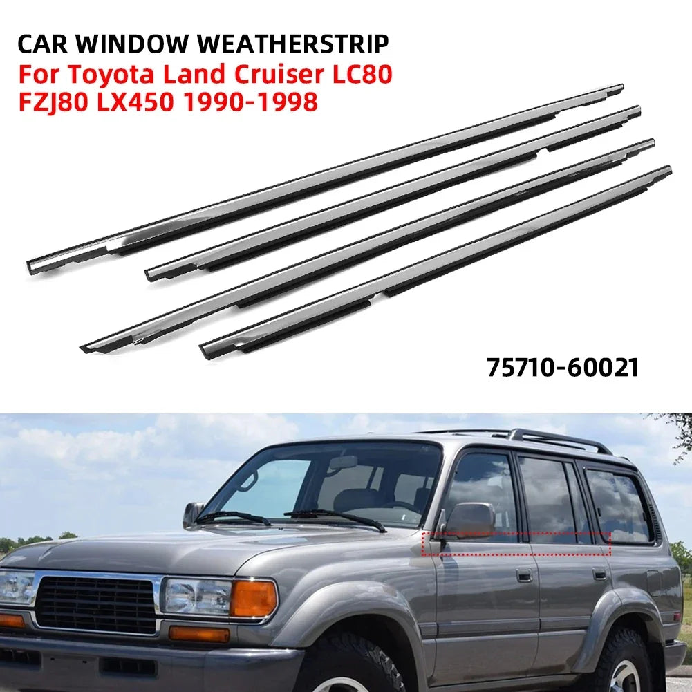HZJ80 window rubber