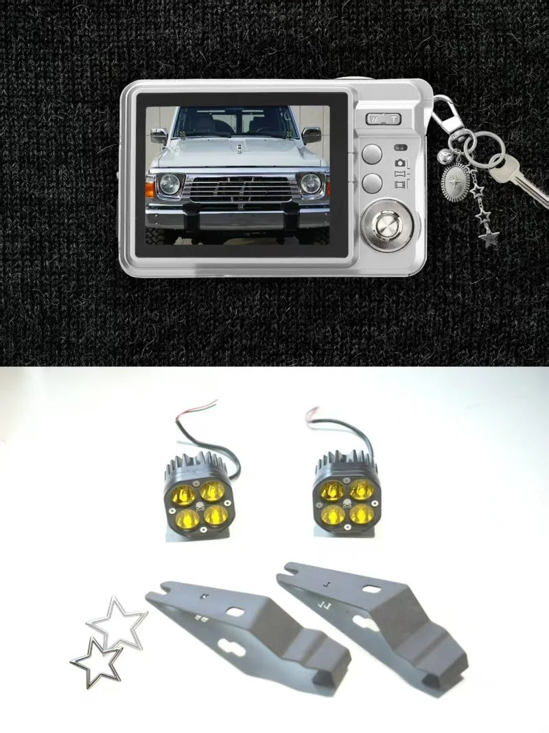 For 87-04 Nissan Safari Y60 Spotlight Base Mounting Bracket, Add Patrol Y60 Spotlight + Base Tuck's Performance