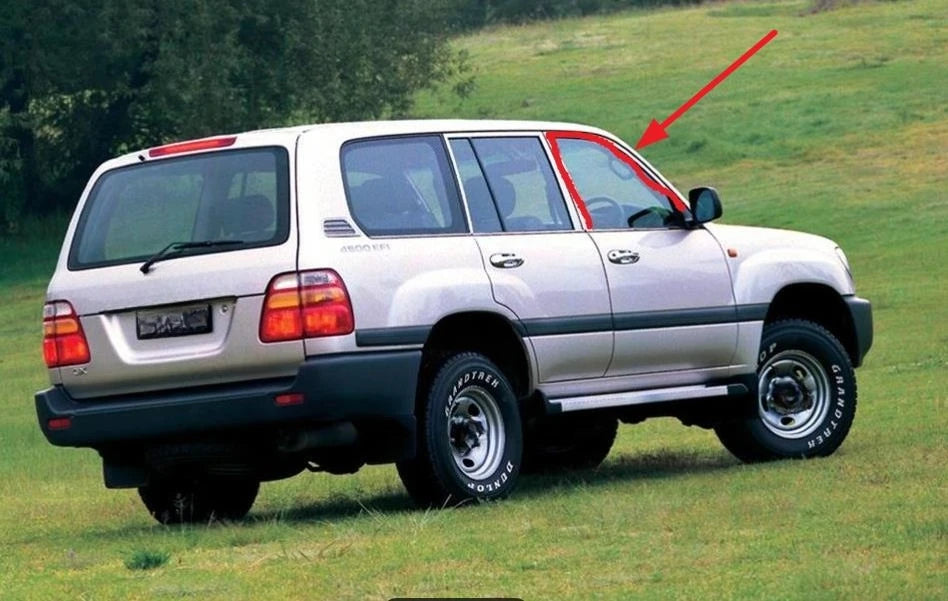 Glass run channel profile for Lexus LX470