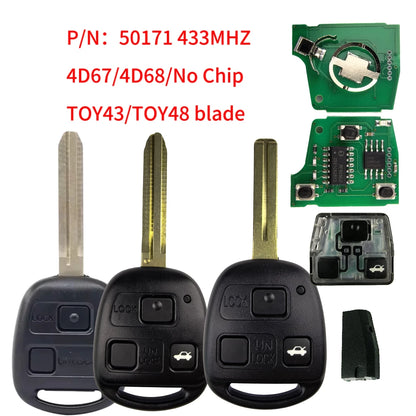 Remote key for Prado 120, RAV4, Kluger and LandCruiser 100