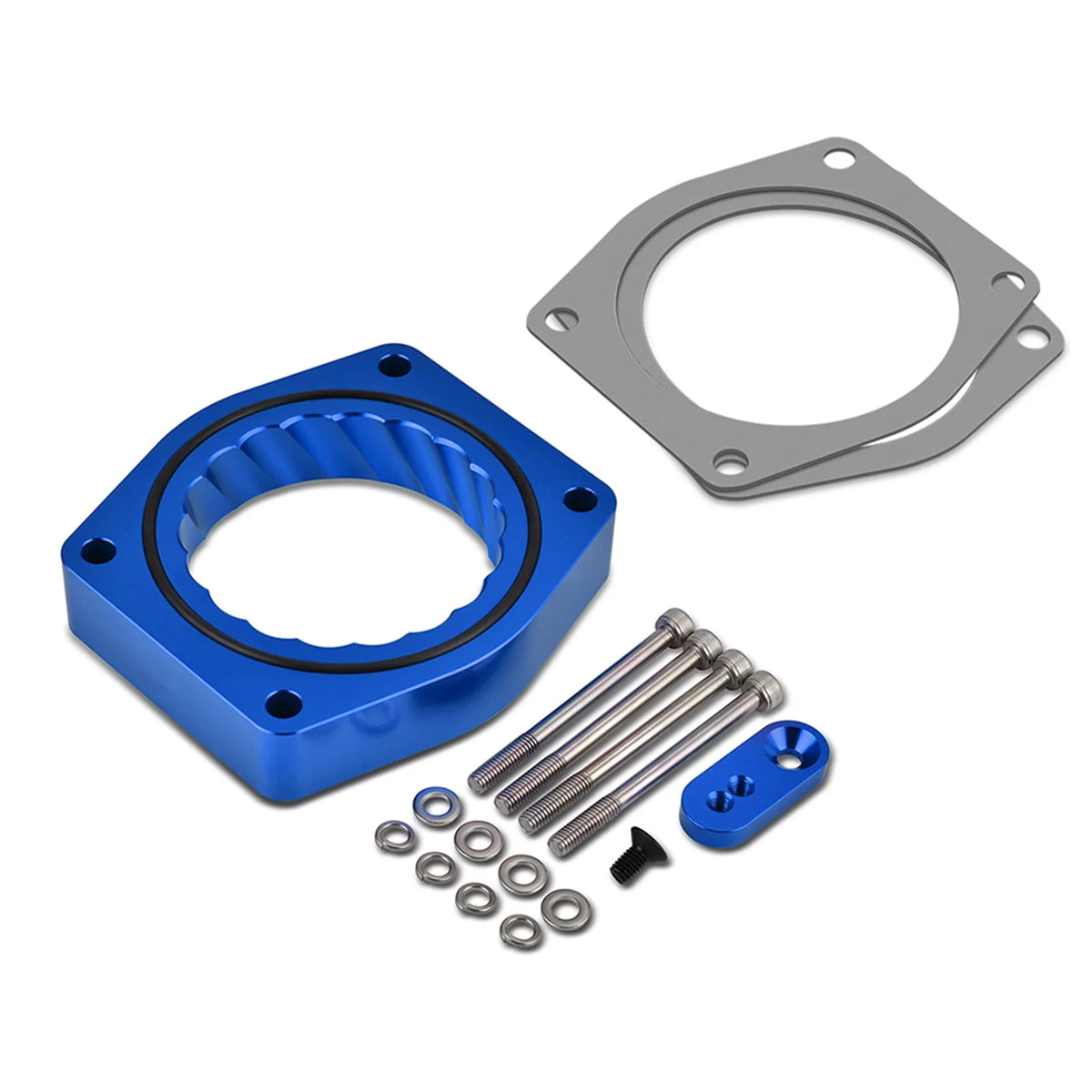 For V8 Engine Throttle Body Spacer for Chevrolet Silverado Suburban for Cadillac for GMC Sierra 4.8L 5.3L 6.0L 6.2L 2007-2013 Tuck's Performance