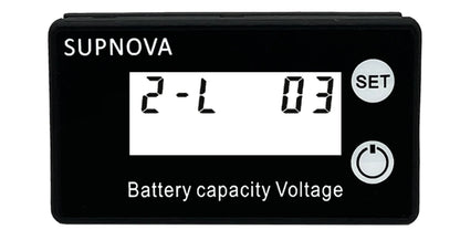 3S-20S DC Battery Voltmeter DC 8V-100V Capacity Indicator Power Meter Lithium LiFePO4 lead-acid cell 12V 24V 48V 60V 72V 84V Tuck's Performance