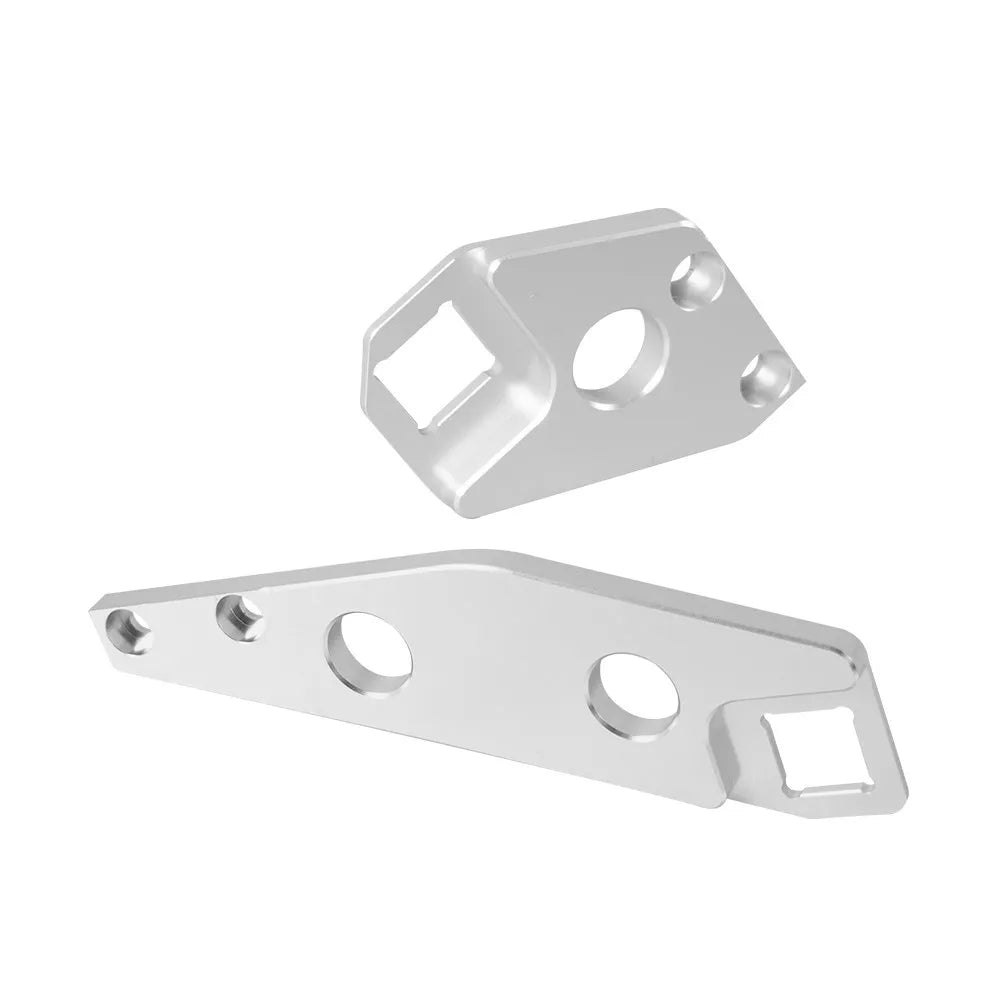 New High Quality Intake Manifold Silver LS1 Throttle Aluminum Cable Bracket Adjustable For 244mm Sheet Metal Tuck's Performance