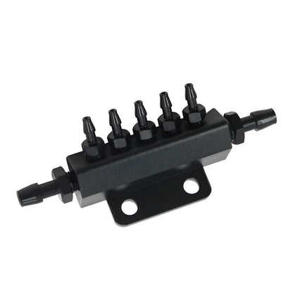 5 Port Car Vacuum Block Intake Manifold Kit Fuel Gas Wastegate Turbo Boost Tuck's Performance