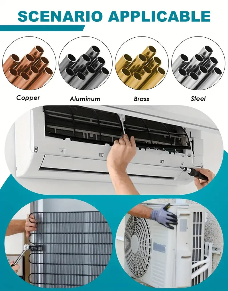 Copper Tube Bender, Tubing Bender 180°, Tube Bender 1/4", 5/16", 3/8", 3in1 Copper Pipe Bender, Copper Tubing Bender Tuck's Performance