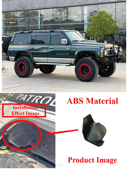 For 87-04 Nissan Safari Y60 Right Rear Wheel Fuel Tank Pipe Mudguard, Nissan Patrol Y60 Fuel Tank Pipe Protective Cover Tuck's Performance