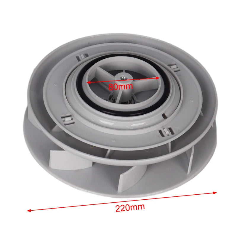 Wind-driven roof vent - white, 220 mm diameter