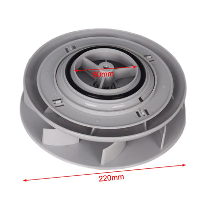 Wind-driven roof vent - white, 220 mm diameter