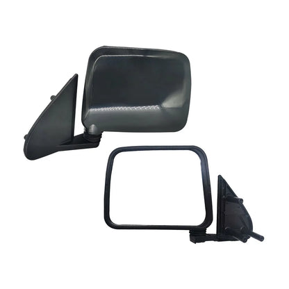 Applicatable To Nissan D21 Hardbody 4*4 1990 Auto Car Door Rear View Mirror Black/Chrome Tuck's Performance