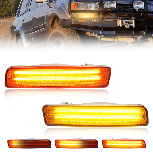LandCruiser 80 LED front bumper lights