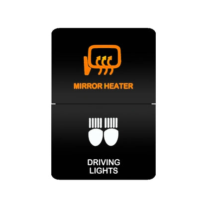 Car Push Switch Dual ON OFF Button Led Bar Roof Lights Fog Spot Driving Lights Button For Toyota 4Runner Hilux RAV4 Prado Camry Tuck's Performance