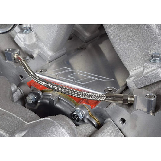 LS Engine 3-Bolt DBC DBW Gen 3 Throttle Body Bypass Steel Braided Hose Kit Coolant Crossover Steam Tube LSX LS1 LM7 LR4 LQ4 LS6 Tuck's Performance