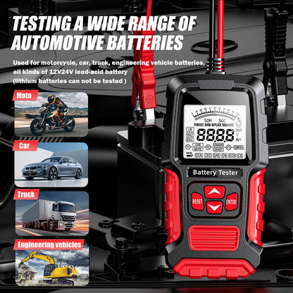 12V/24V LCD Battery Tester & Analyzer - product image 11