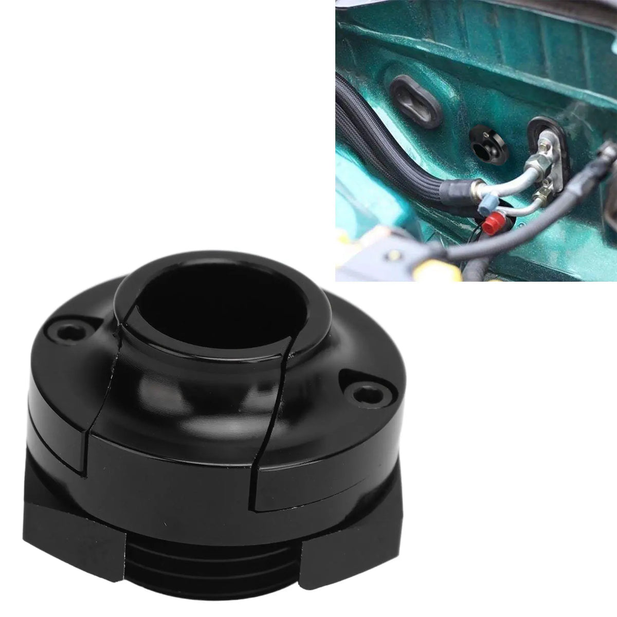 Engine Harness Firewall Grommet Hole Plug Aluminum Alloy CNC Machined Anodized for Honda K Series K20 K24 Firewall Hole Plug NEW Tuck's Performance