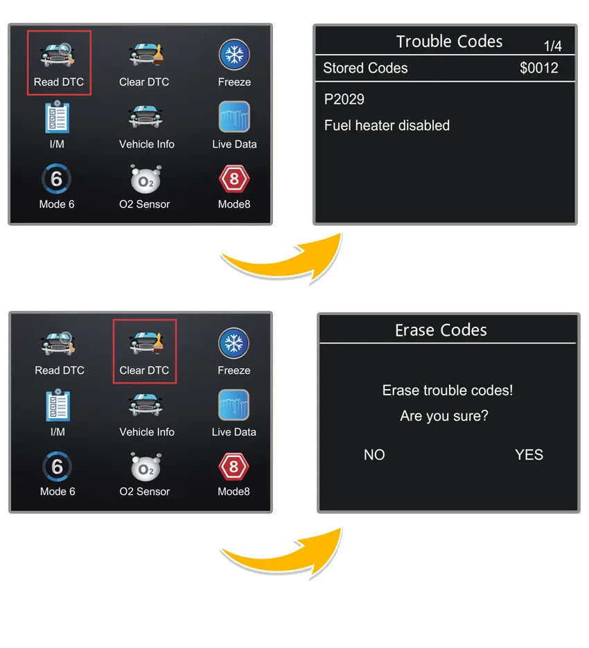 V519 OBD2 Diagnostic Scanner & Voltage Tester - product image 10