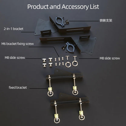 Vehicle Recovery Board Side Mounts Traction Boards Mounting Kit Rescue Sand Board Platform Shovel Bracket Retrofit Accessories Tuck's Performance