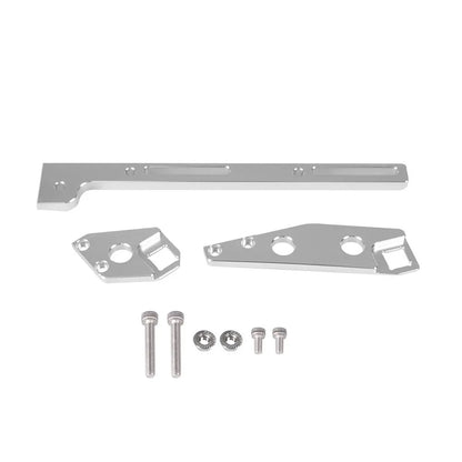 New High Quality Intake Manifold Silver LS1 Throttle Aluminum Cable Bracket Adjustable For 244mm Sheet Metal Tuck's Performance
