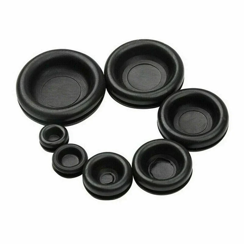 170/200/400pcs Rubber Grommet Assortment Firewall Hole Electrical Wire Grommet Gasket Kit for Wire Plug and Cable 7-25mm o ring Tuck's Performance