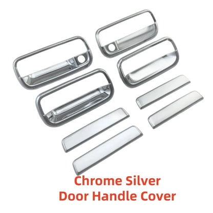 8 piece chrome door handle and bowl covers
