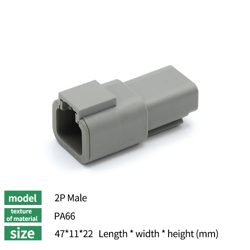 10/50/100 Sets Deutsch DTM/DT/DTP/DTF Automobile Connector Plug&Socket Male&Female Terminal DTM04-2/3/4/6/8/12 DTM06-2/3/4/6/8S Tuck's Performance