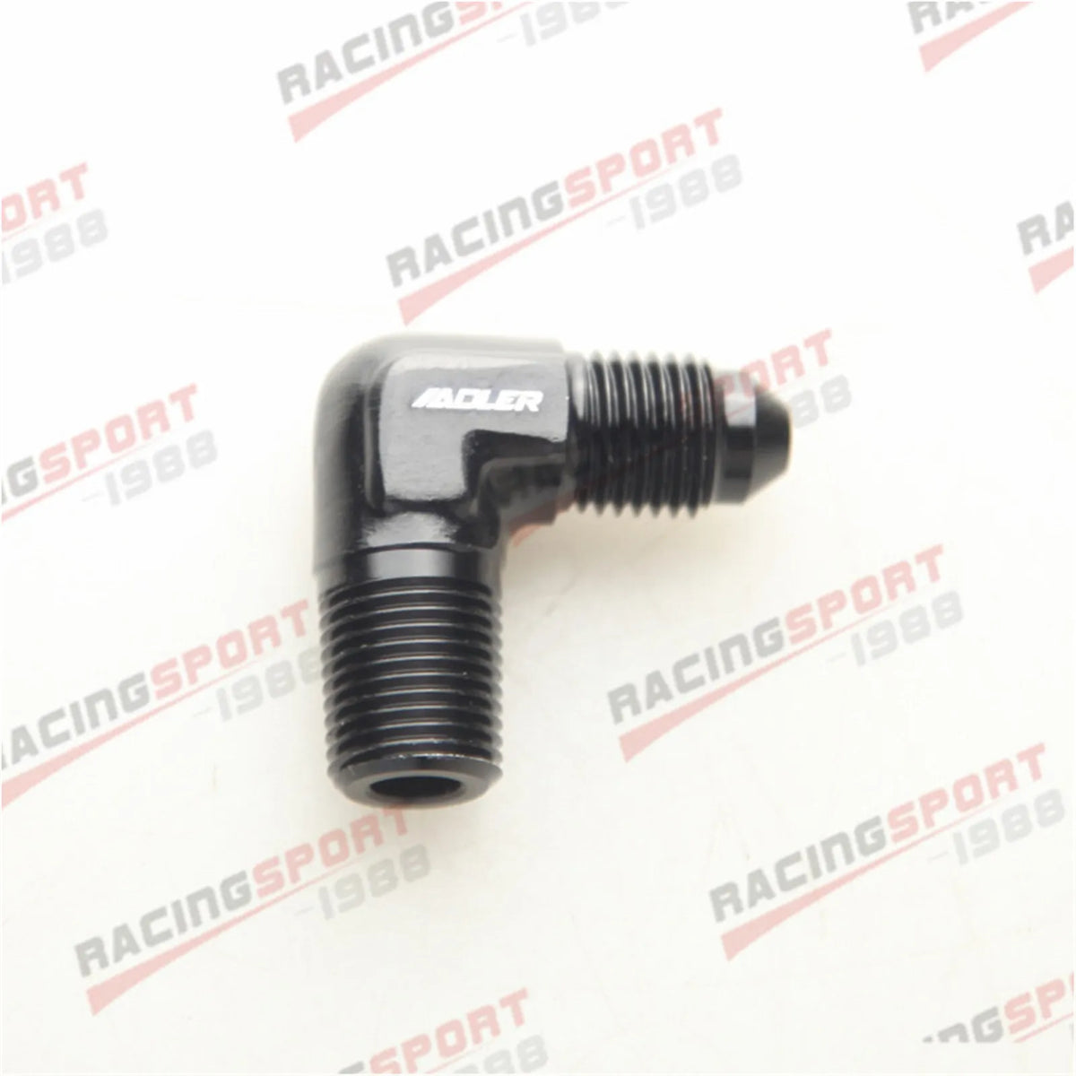 AN3 AN4 AN6 AN8 AN10 AN12 Male Flare To 1/8" 1/4" 3/8" NPT Adapter 90 Degree Tube Hose Fitting Tuck's Performance