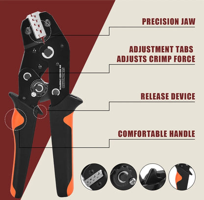Ratchet Crimping Tool Kit with Interchangeable Jaws - product image 11