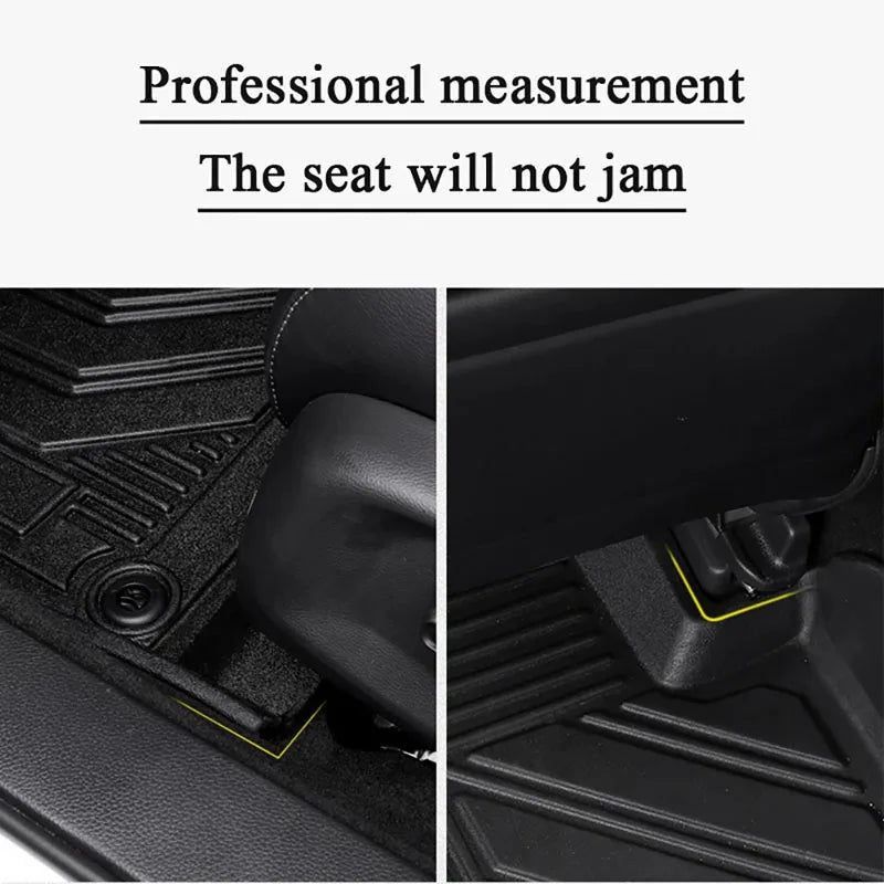 3D TPE LHD RHD Car Floor Mat For Toyota Hilux Vigo 2005-2014 Carpet Liner Tray Floor Mat Anti-slip waterproof Auto Accessories Tuck's Performance