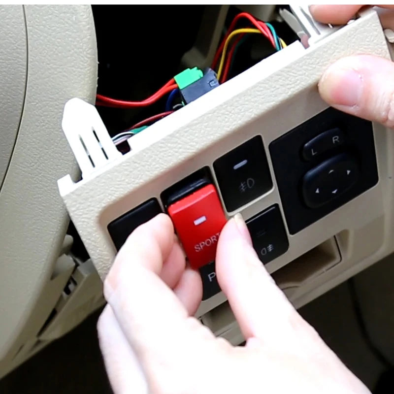Throttle controller in red finish