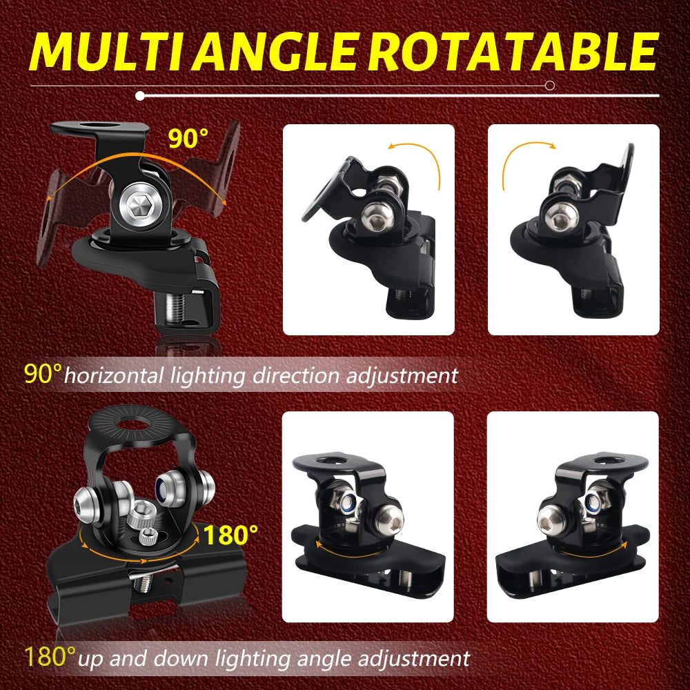 LED Work Light Hood Mount Brackets Pair product image 4