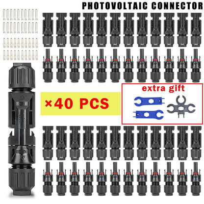 Solar Panel Connectors - 1000V 30A, 2.5 to 6mm² Tucks Performance