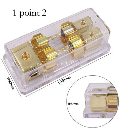 AGU Fuse Distribution Block - 1 In, 2 to 4 Out, 60A Tucks Performance