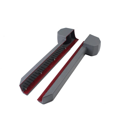 Grey door cup holder pair, LandCruiser 79 Series
