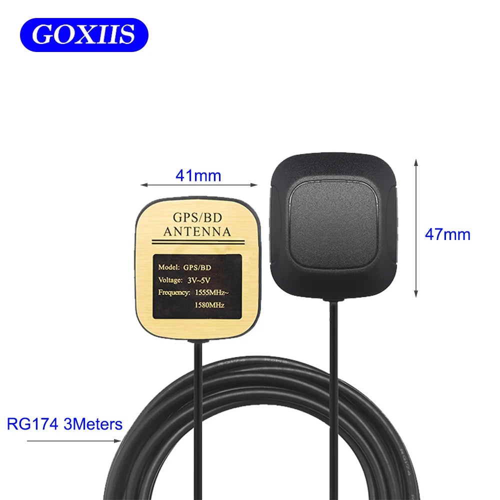 GPS BD Antenna 28dBi SMA  Fakra MFD2 RNS2 RNS 510 MFD3 RNS-E For VW Skoda For Benz For Audi A3/A4/A6 Tuck's Performance