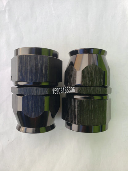 AN16 Aluminum PTFE Swivel Fuel Line Hose End an Fittings 0 45 90 Degree Reusable Hose Connectors for Automotive Tuck's Performance