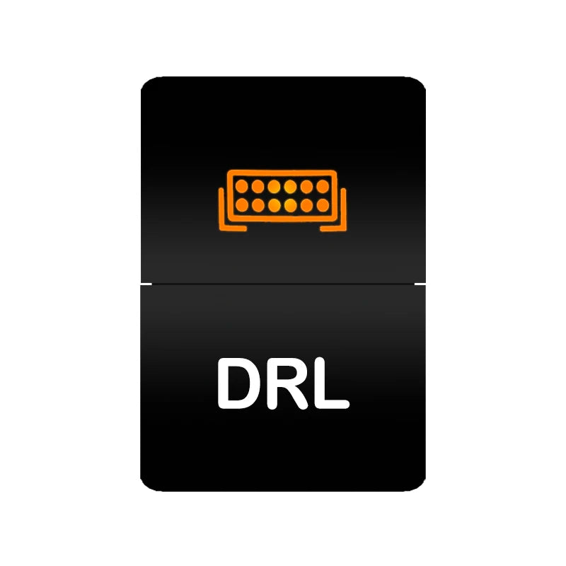 Car Push Switch Dual ON OFF Button Led Bar Roof Lights Fog Spot Driving Lights Button For Toyota 4Runner Hilux RAV4 Prado Camry Tuck's Performance