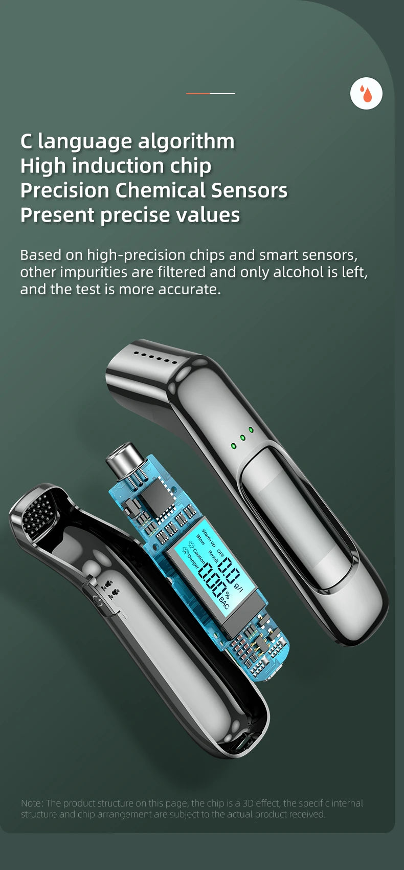 Portable Digital Breath Alcohol Tester with LCD Display - product image 11