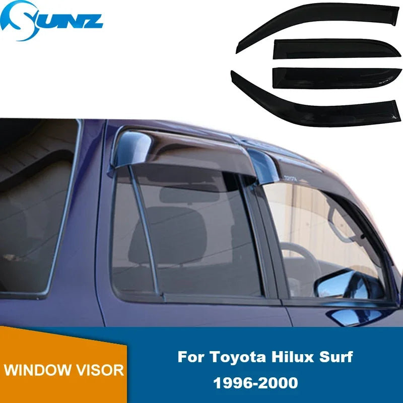 Window Visor For Toyota Hilux Surf 1996 1997 1998 1999 2000 Car Window Deflector Visor Shade Weather Shield Sun Rain Guard Tuck's Performance