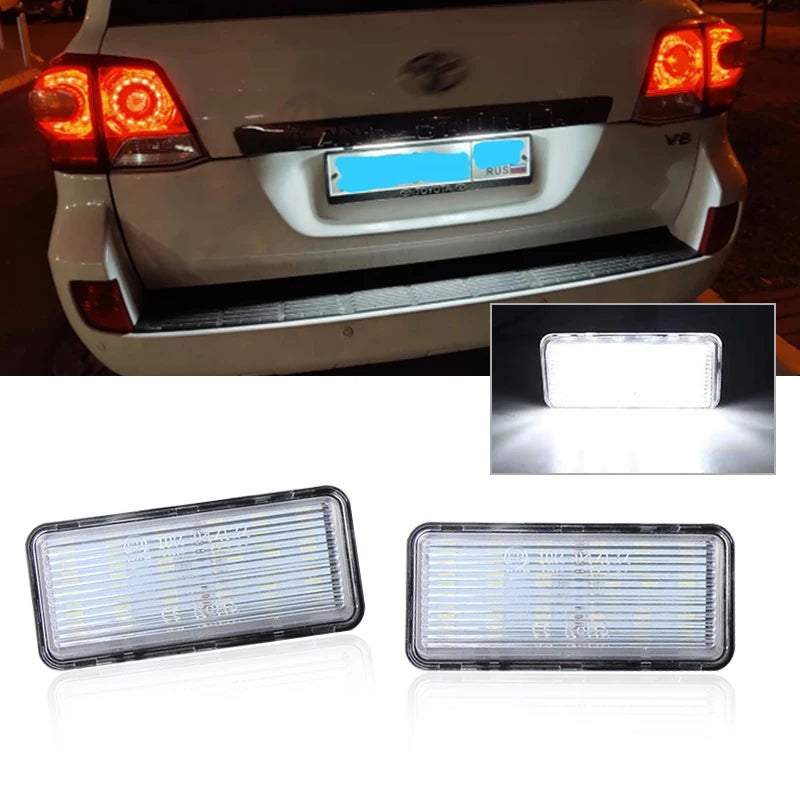 LED number plate light pair for LandCruiser 100 and 200 Series