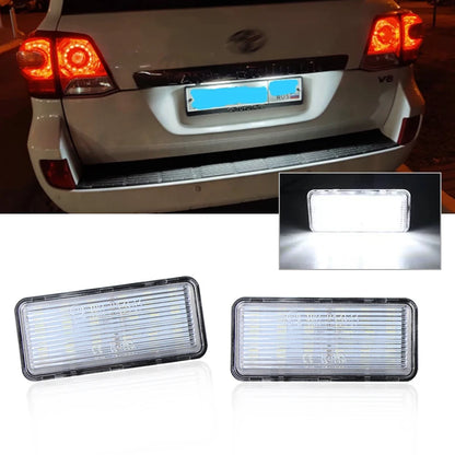LED number plate light pair for LandCruiser 100 and 200 Series