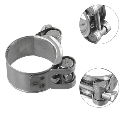 Stainless Steel Hose Clamp 17-43mm Heavy Duty T-Bolt Vent Type Hardware 17-19mm 20-22mm 23-25mm 26-28mm 29-31mm 32-35mm Tuck's Performance