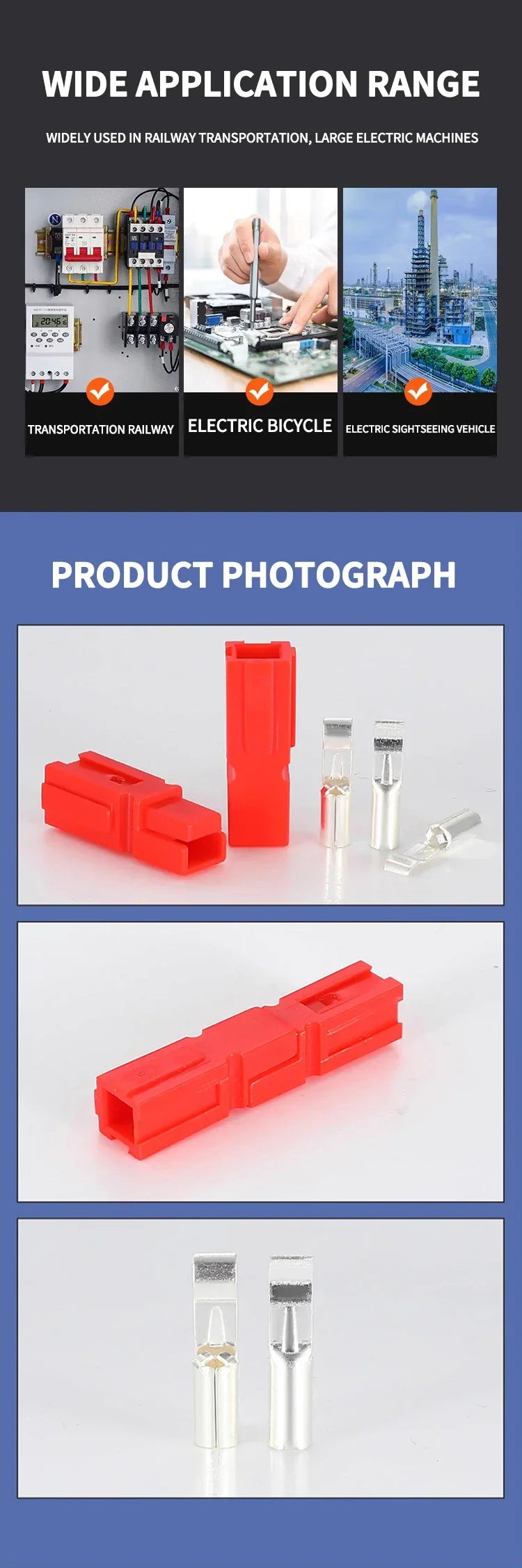 30A Single Pole Battery Connector Plug Set image 12
